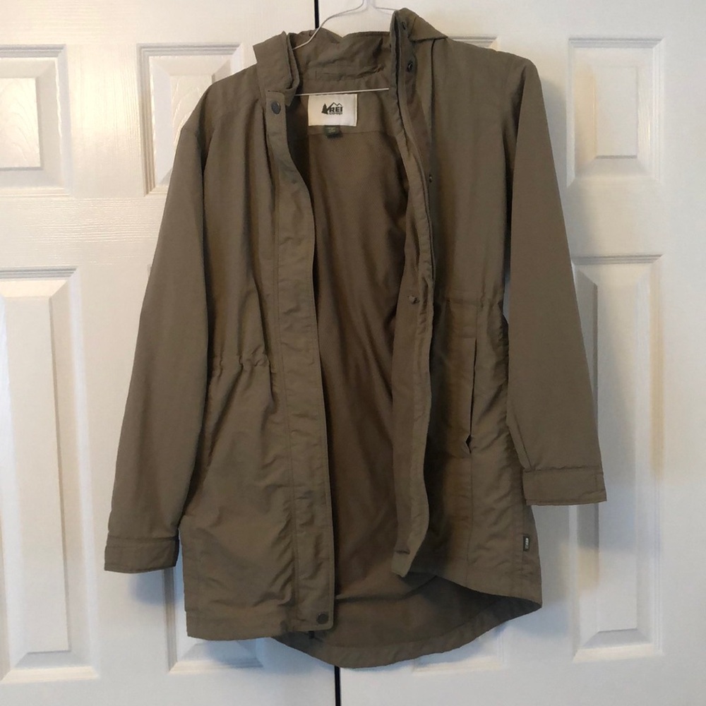 Rei coop long rain jacket